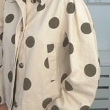Seeing Spots Polka Dot Collared Jacket - Jessi Jayne Boutique
