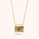 Pressie Gaurdian Pendant Gold - Jessi Jayne Boutique