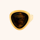 Pressie Idar Ring Tiger’s Eye - Jessi Jayne Boutique
