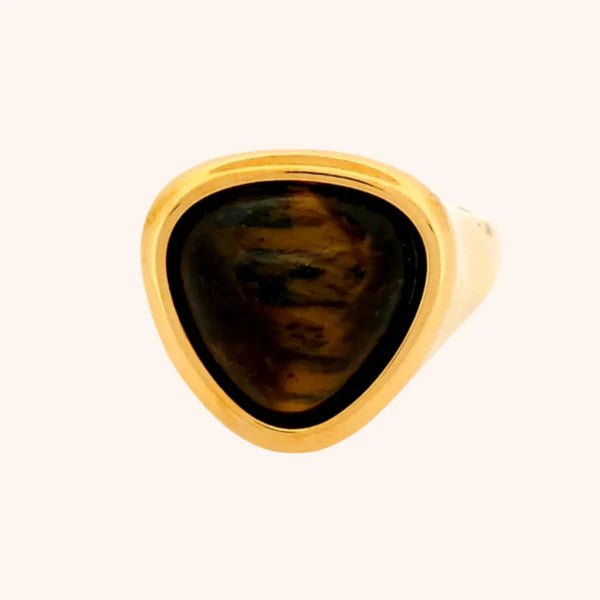 Pressie Idar Ring Tiger’s Eye - Jessi Jayne Boutique