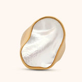 Pressie Opalescent Veil Ring Gold - Jessi Jayne Boutique