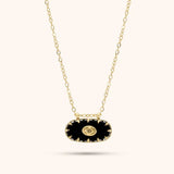 Pressie Midnight Sun Pendant Necklace Gold - Jessi Jayne Boutique