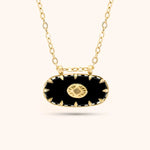 Pressie Midnight Sun Pendant Necklace Gold - Jessi Jayne Boutique