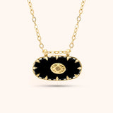 Pressie Midnight Sun Pendant Necklace Gold - Jessi Jayne Boutique
