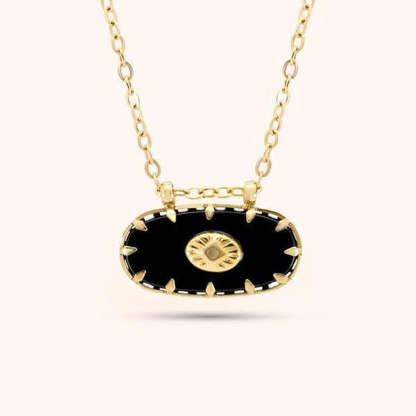 Pressie Midnight Sun Pendant Necklace Gold - Jessi Jayne Boutique