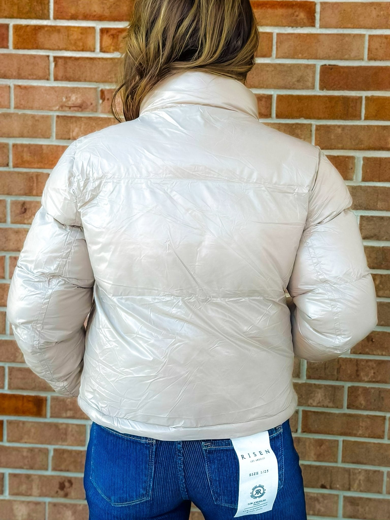 Frostbound Taupe Puffer Jacket - Jessi Jayne Boutique