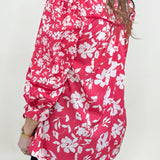 Hannah Floral Ruffle Blouse - Jessi Jayne Boutique