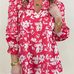 Hannah Floral Ruffle Blouse - Jessi Jayne Boutique