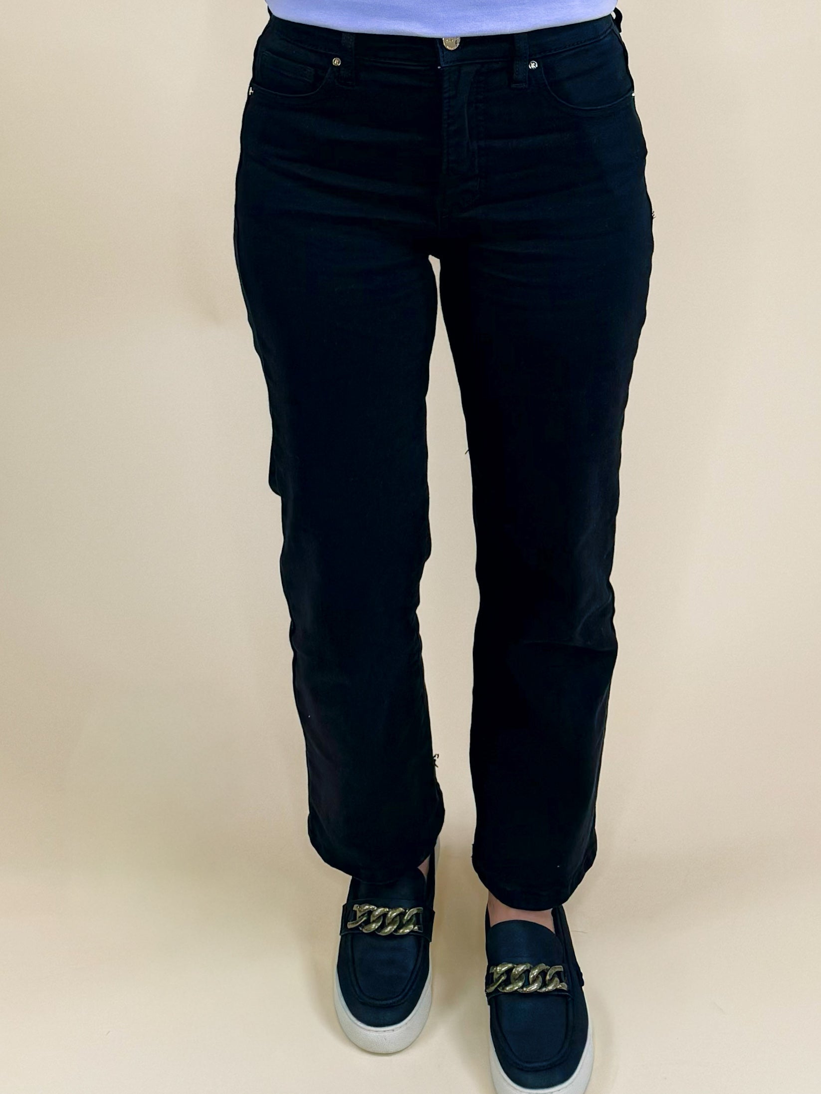 Risen Black Midnight Sculpt Crop Jeans - Jessi Jayne Boutique