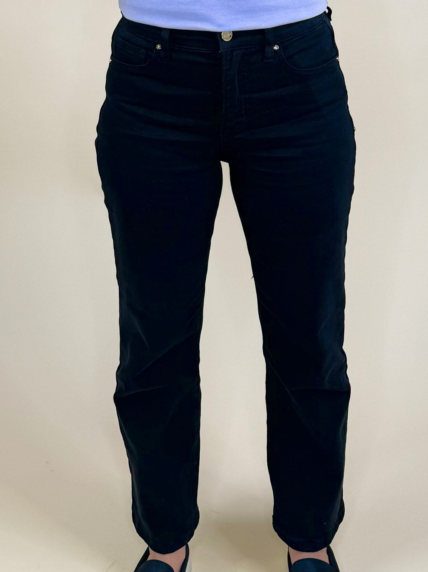 Risen Black Midnight Sculpt Crop Jeans - Jessi Jayne Boutique