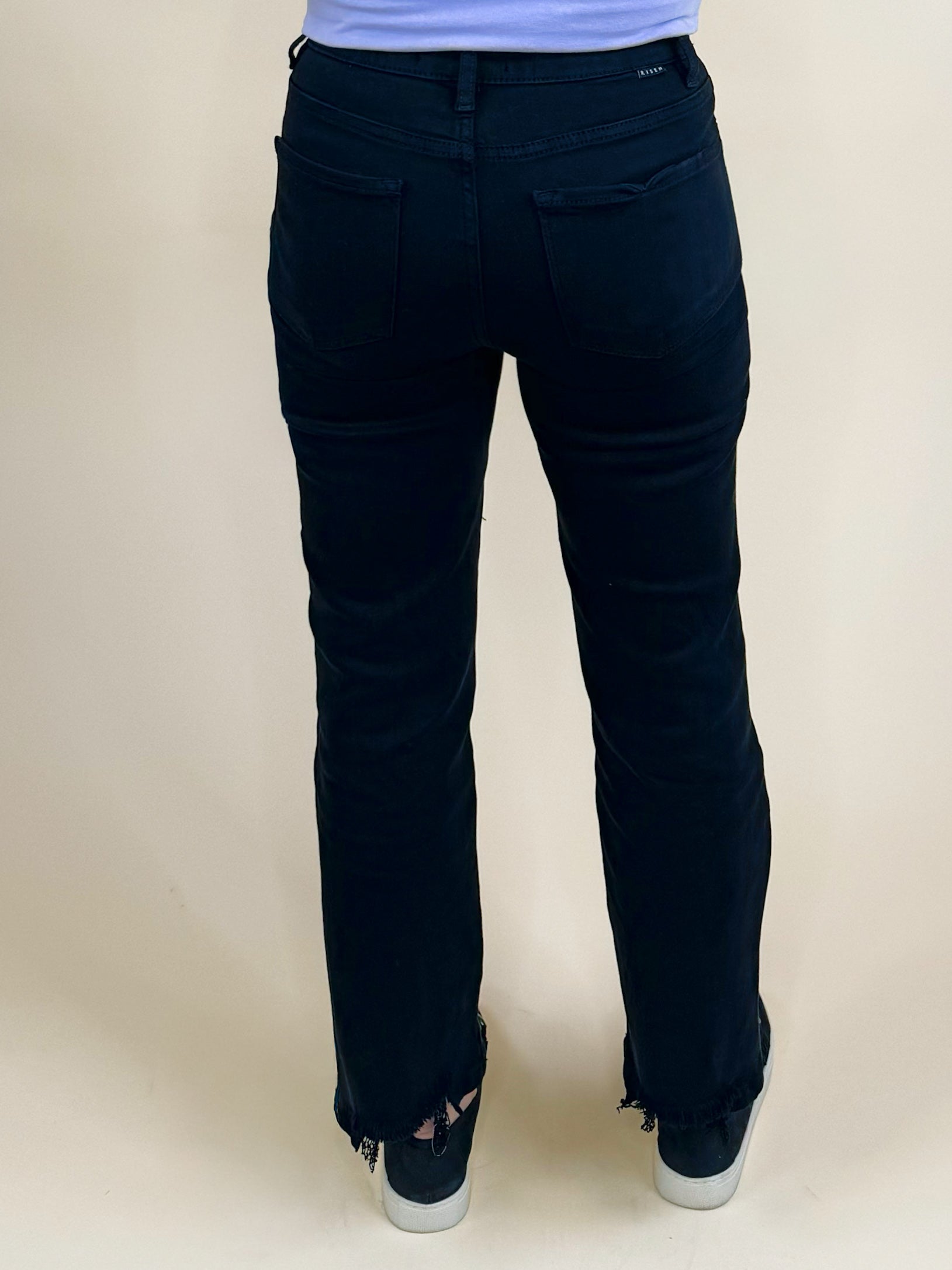 Risen Black Midnight Sculpt Crop Jeans - Jessi Jayne Boutique