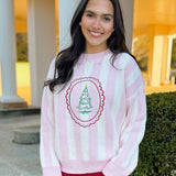 Merry and Bright Striped Sweater - Jessi Jayne Boutique