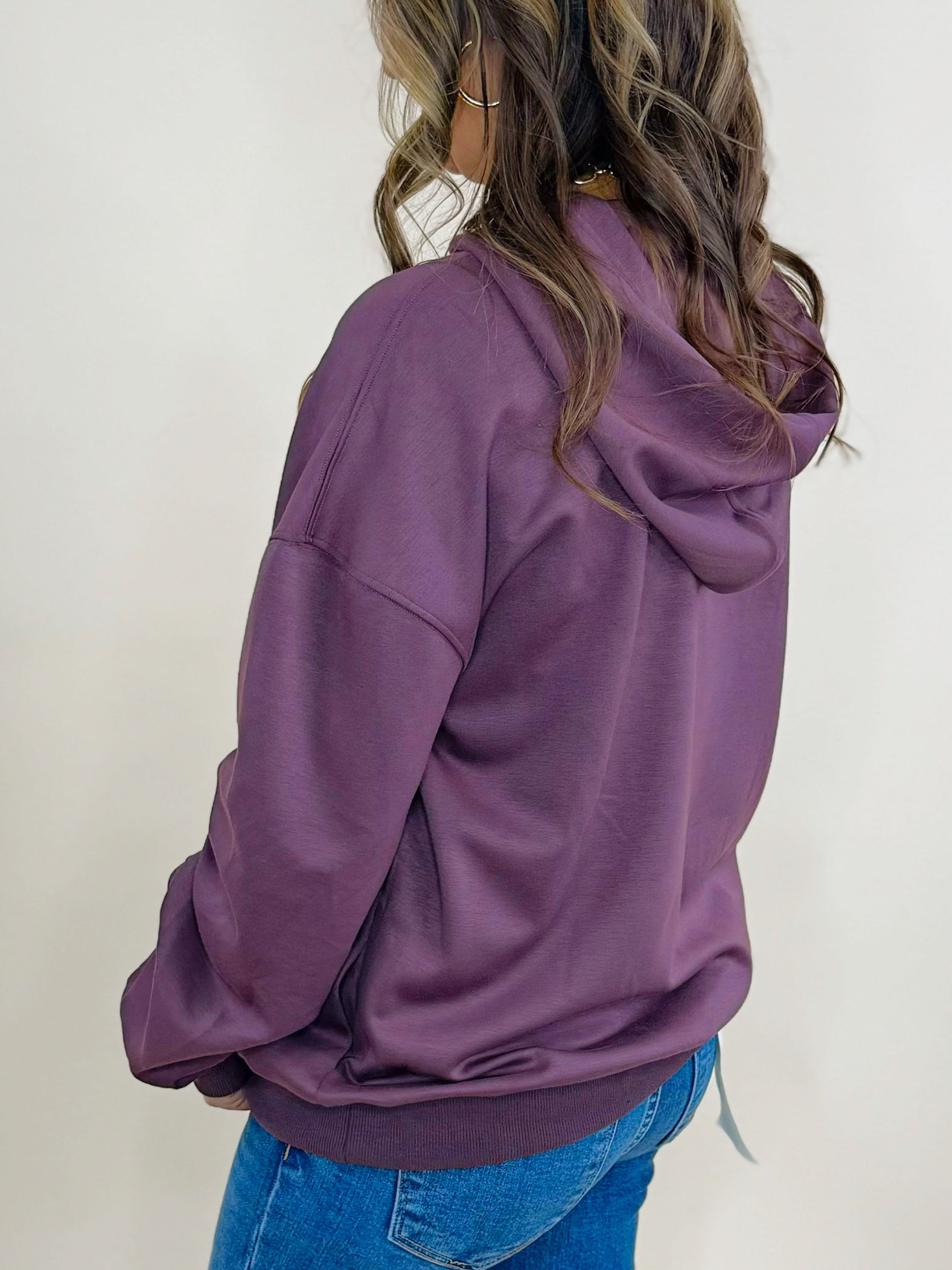 Weekend Edit Purple Hoodie - Jessi Jayne Boutique
