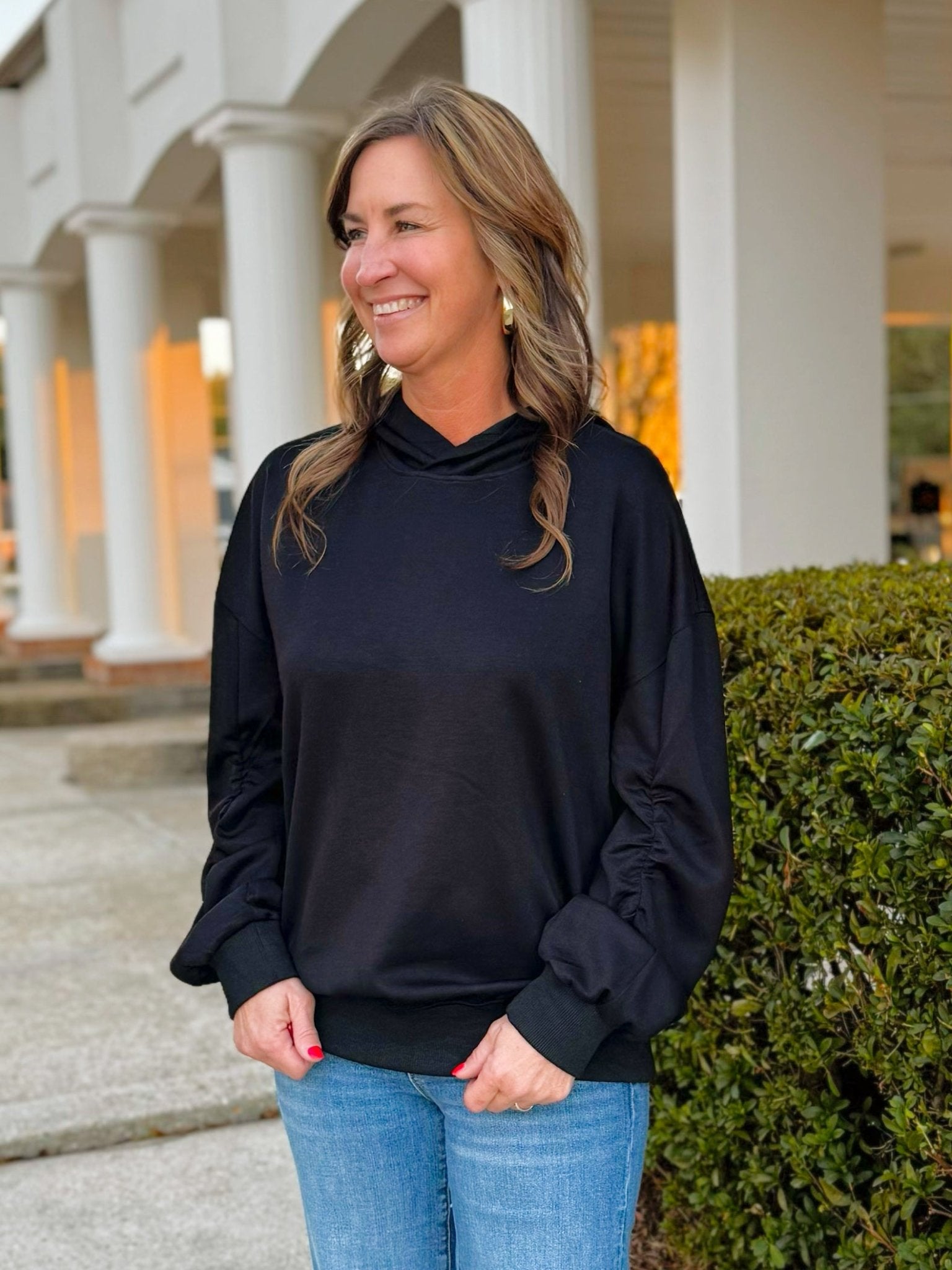 Weekend Edit Black Hoodie - Jessi Jayne Boutique