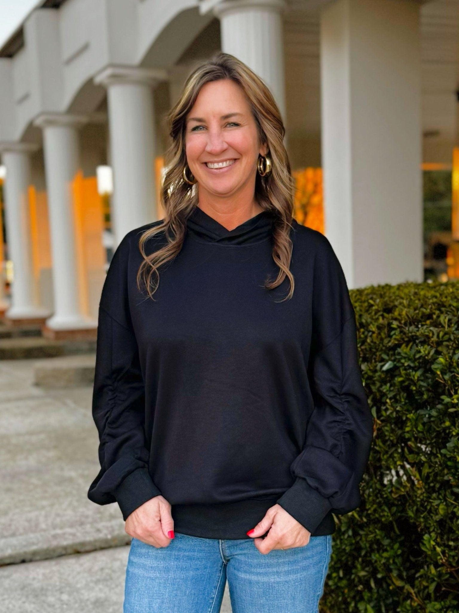 Weekend Edit Black Hoodie - Jessi Jayne Boutique