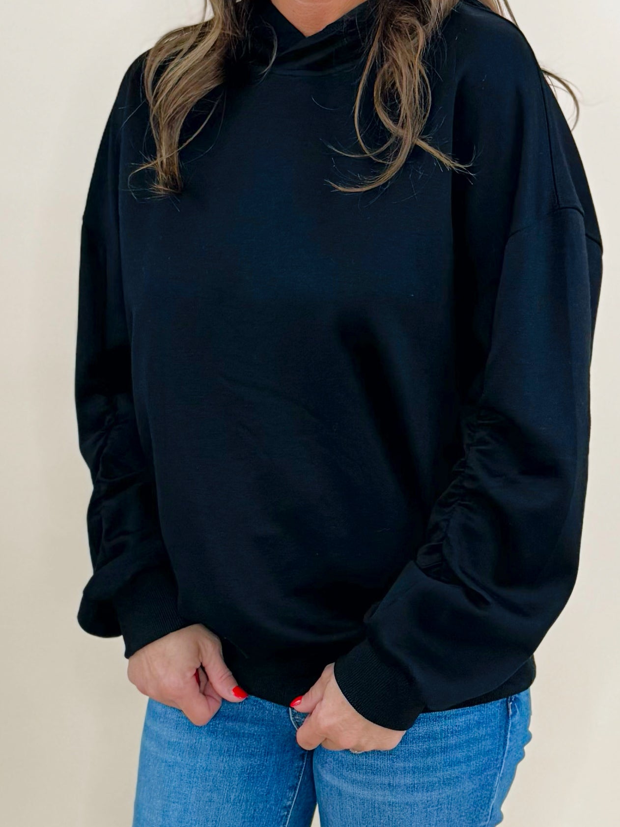 Weekend Edit Black Hoodie - Jessi Jayne Boutique