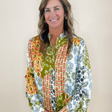 Wild Harmony Print Blouse - Jessi Jayne Boutique