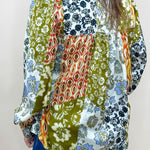 Wild Harmony Print Blouse - Jessi Jayne Boutique