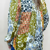 Wild Harmony Print Blouse - Jessi Jayne Boutique