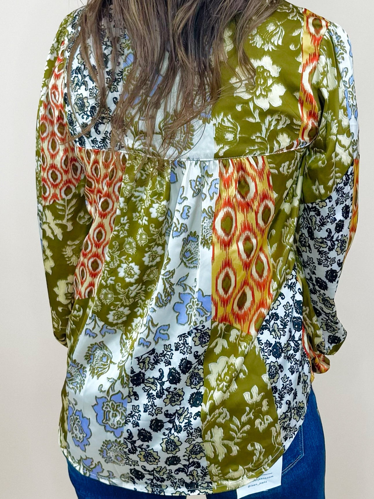 Wild Harmony Print Blouse - Jessi Jayne Boutique