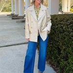 Golden Avenue Faux Leather Jacket - Jessi Jayne Boutique