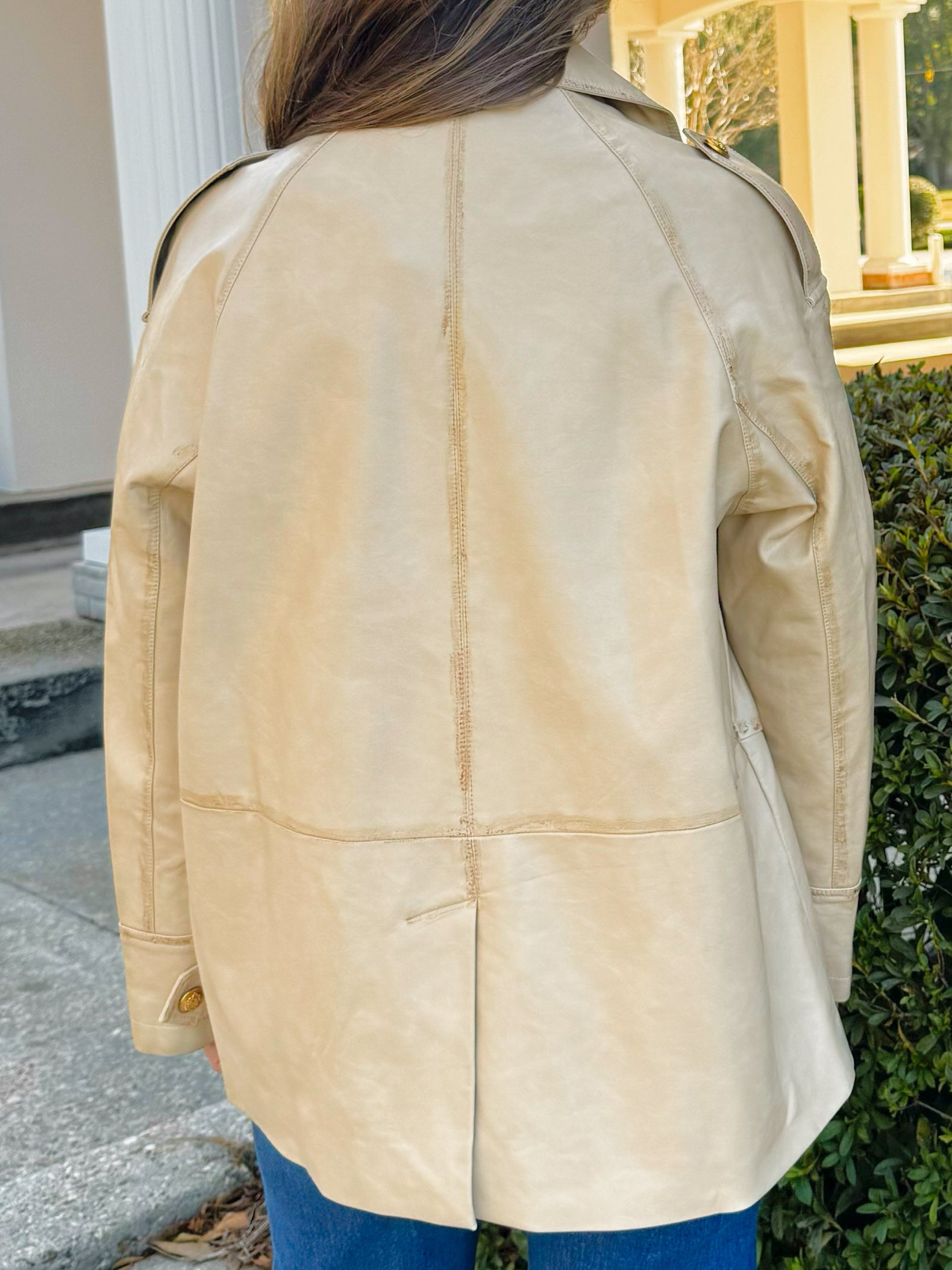 Golden Avenue Faux Leather Jacket - Jessi Jayne Boutique