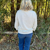 Patchwork Pray Sweatshirt - Jessi Jayne Boutique