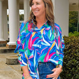 Color Rush Button Down - Jessi Jayne Boutique