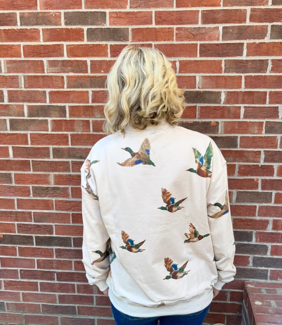 The Mallard Moment Pullover - Jessi Jayne Boutique