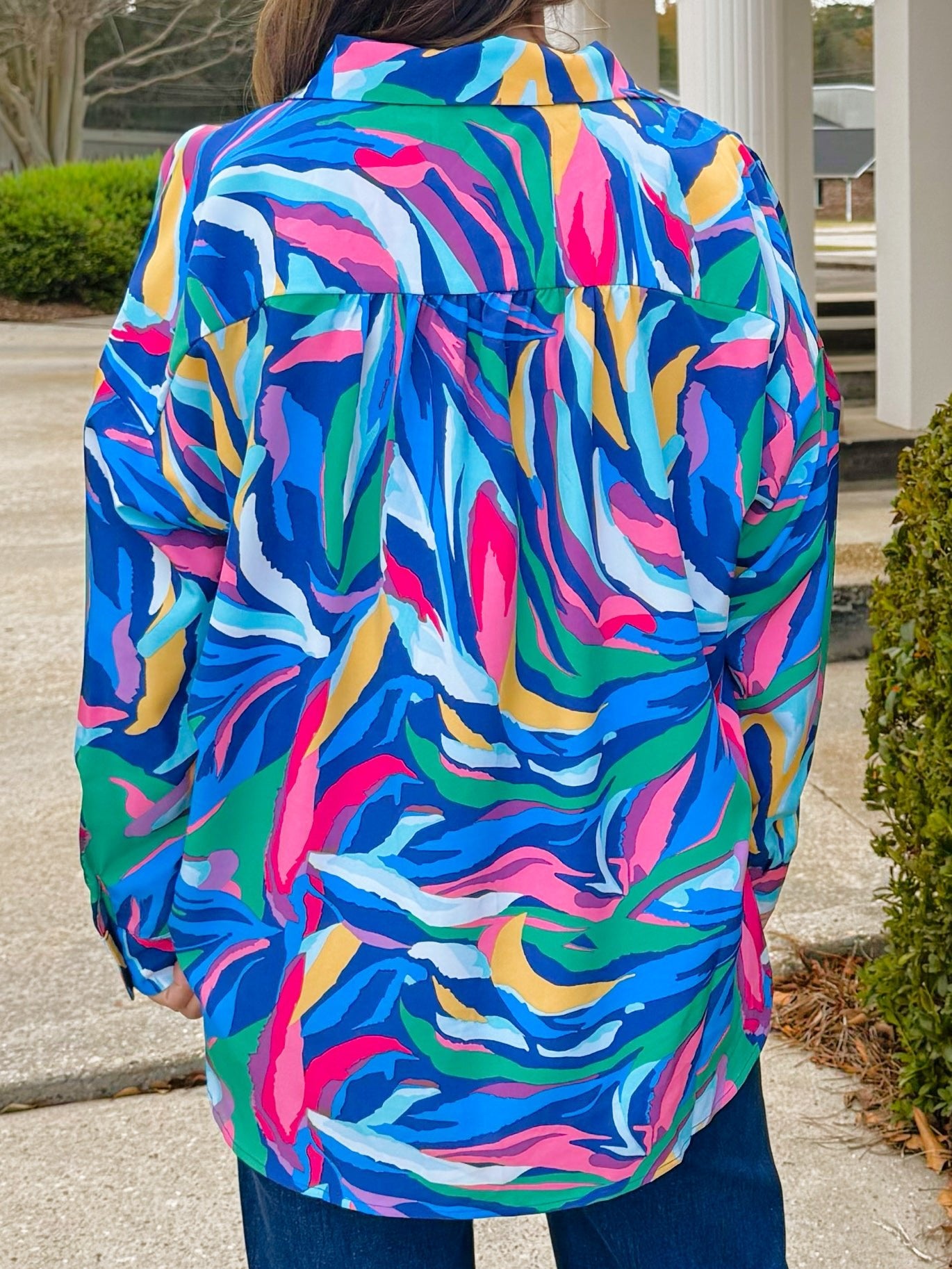 Color Rush Button Down - Jessi Jayne Boutique