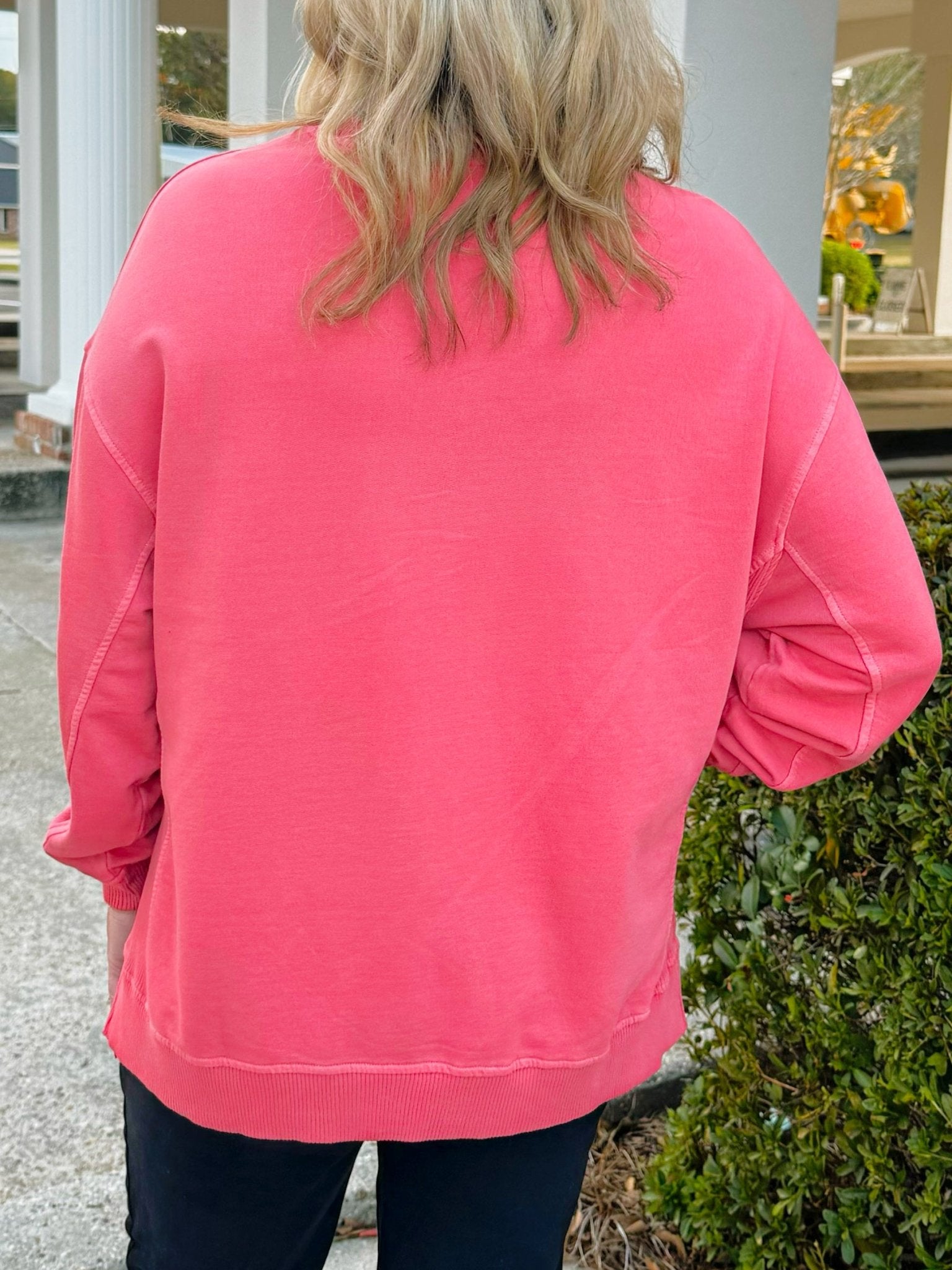 Everyday Essential Acid Washed Sweatshirt - Jessi Jayne Boutique
