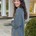 Everyday Essential Acid Washed Sweatshirt - Jessi Jayne Boutique