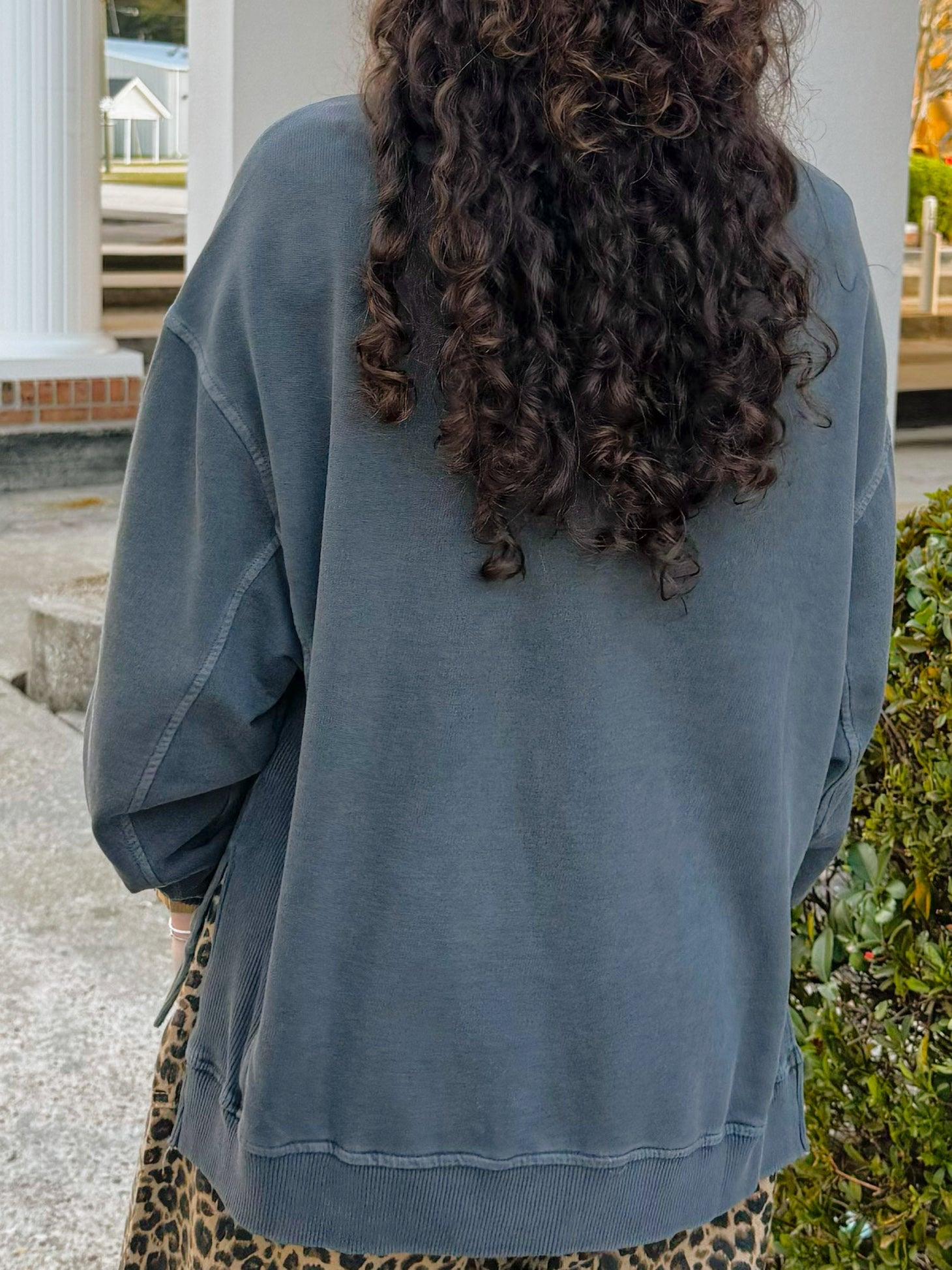 Everyday Essential Acid Washed Sweatshirt - Jessi Jayne Boutique