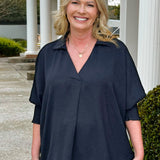 Everyday Icon Black Blouse - Jessi Jayne Boutique