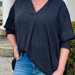 Everyday Icon Black Blouse - Jessi Jayne Boutique