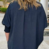 Everyday Icon Black Blouse - Jessi Jayne Boutique