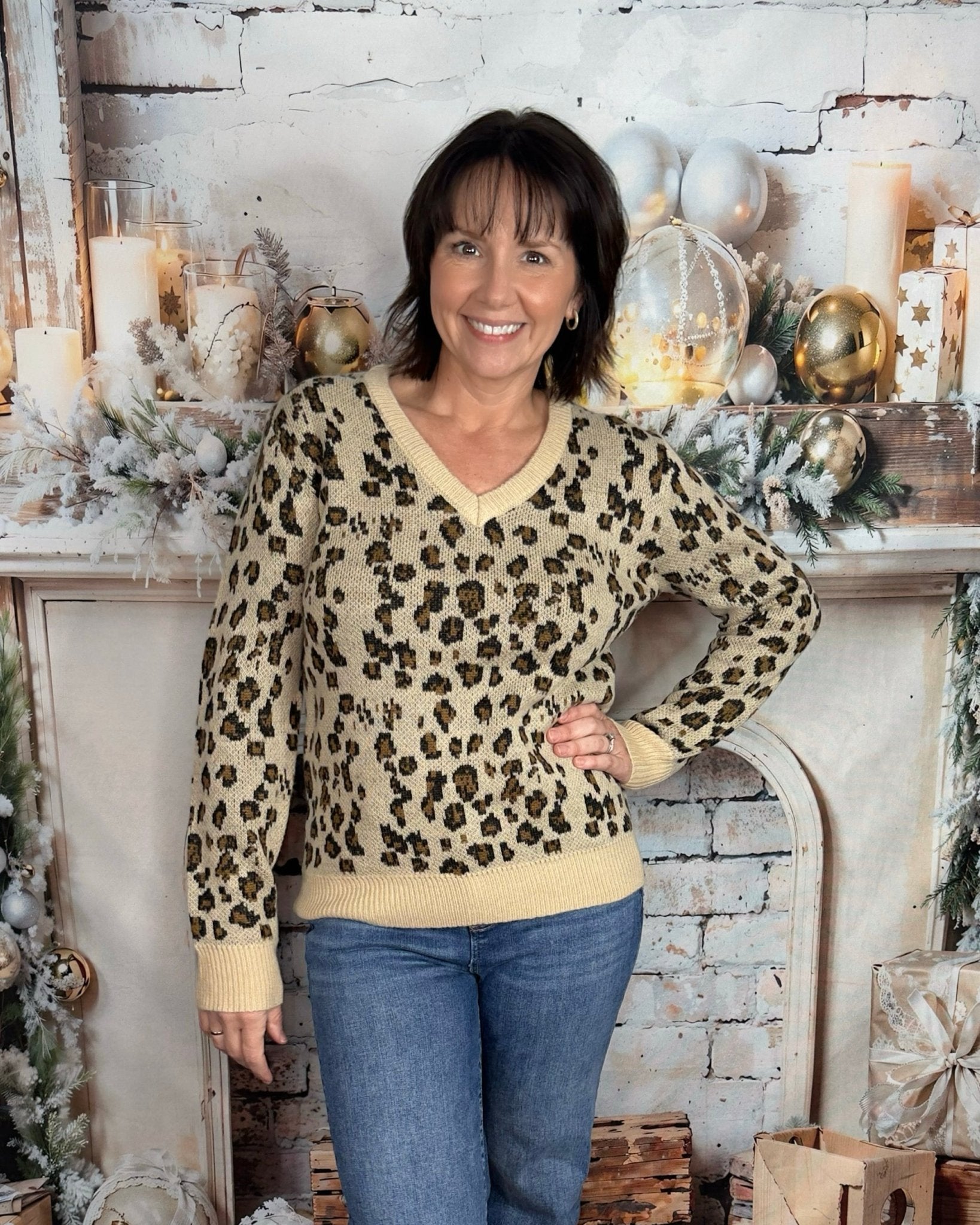 Love Of Leopard Sweater - Jessi Jayne Boutique