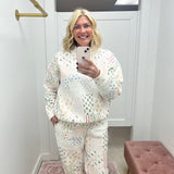 Christmas Holiday Quilted Mockneck Sweatshirt - Jessi Jayne Boutique