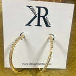 Savannah Sparkle Hoops - Jessi Jayne Boutique