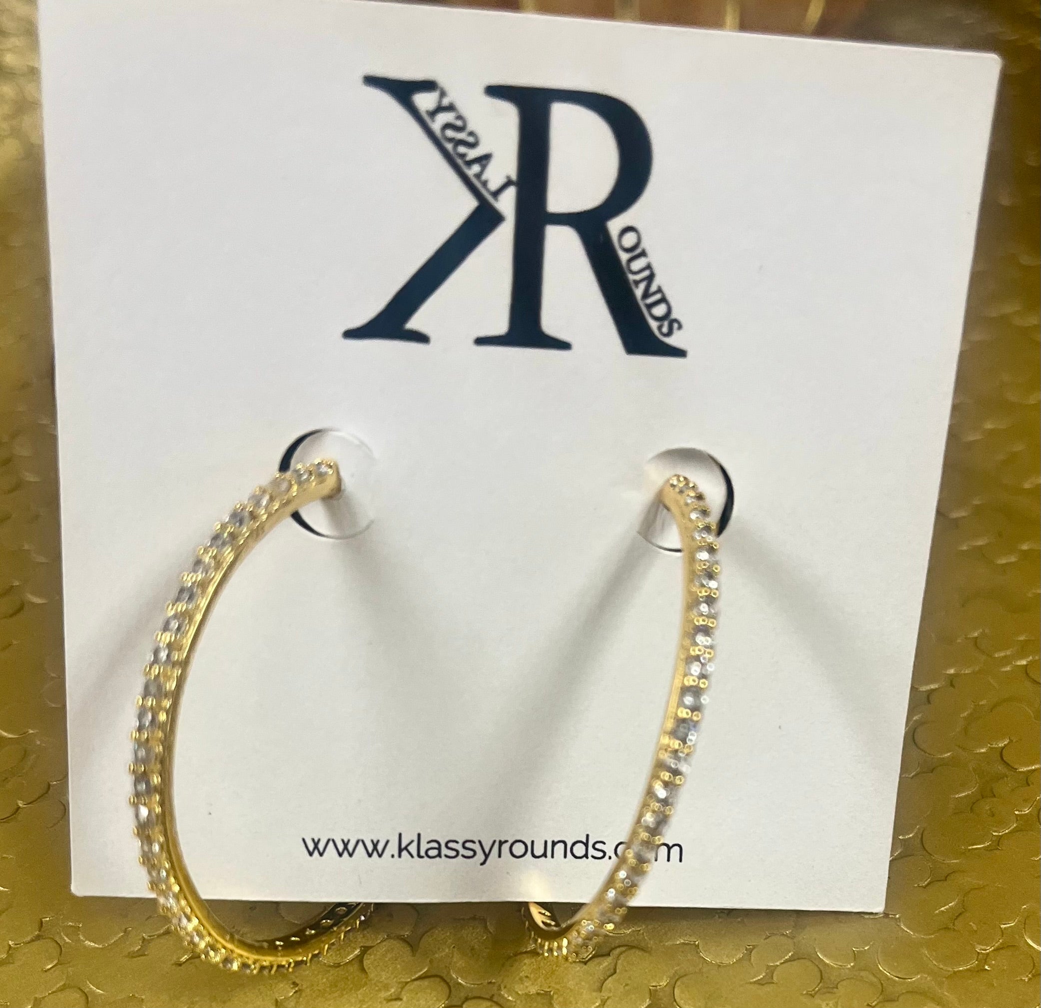 Savannah Sparkle Hoops - Jessi Jayne Boutique
