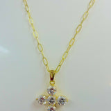 Faith and Sparkle Cross Necklace
