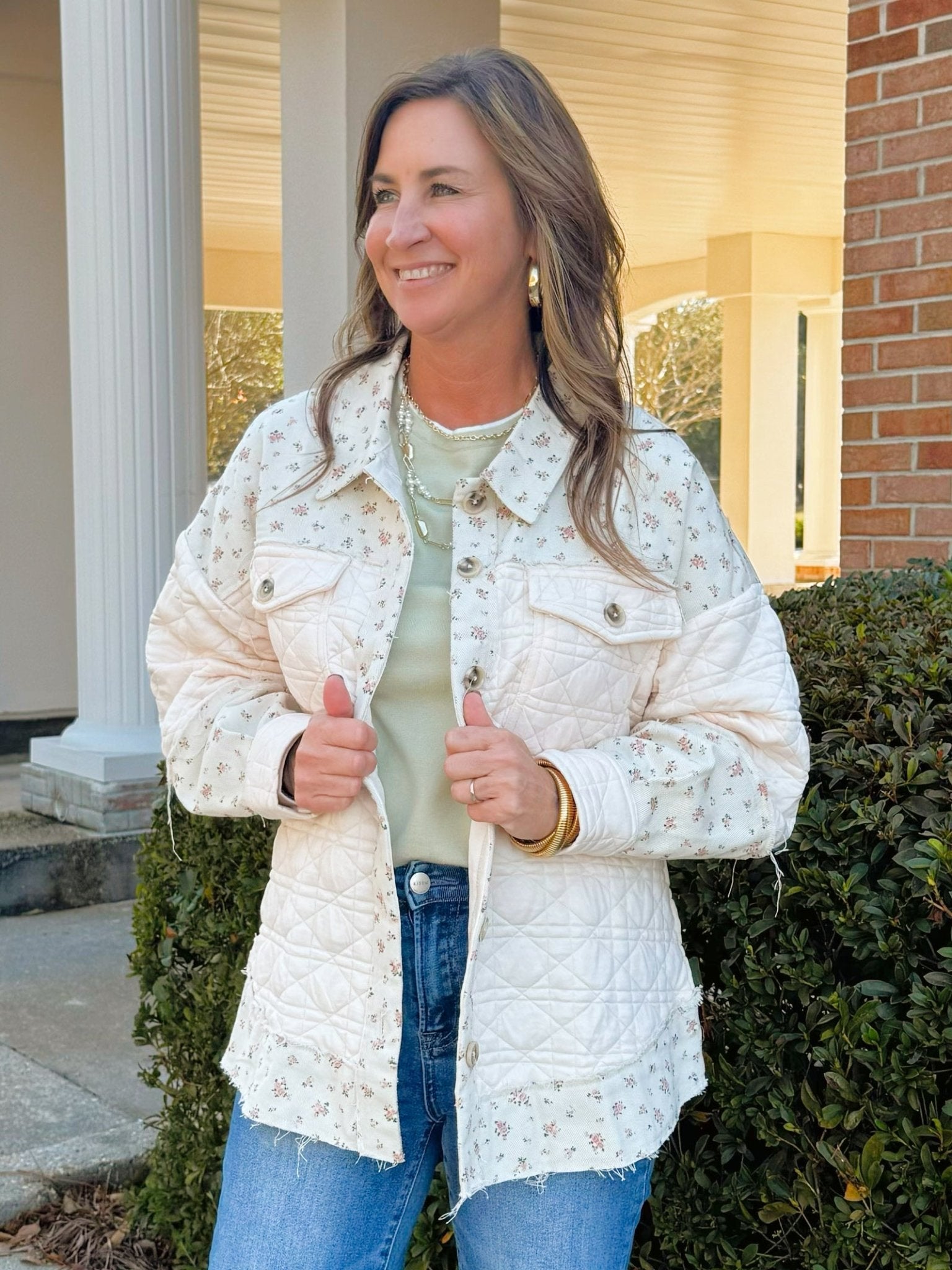 Sweet Meadow Quilted Jacket - Jessi Jayne Boutique