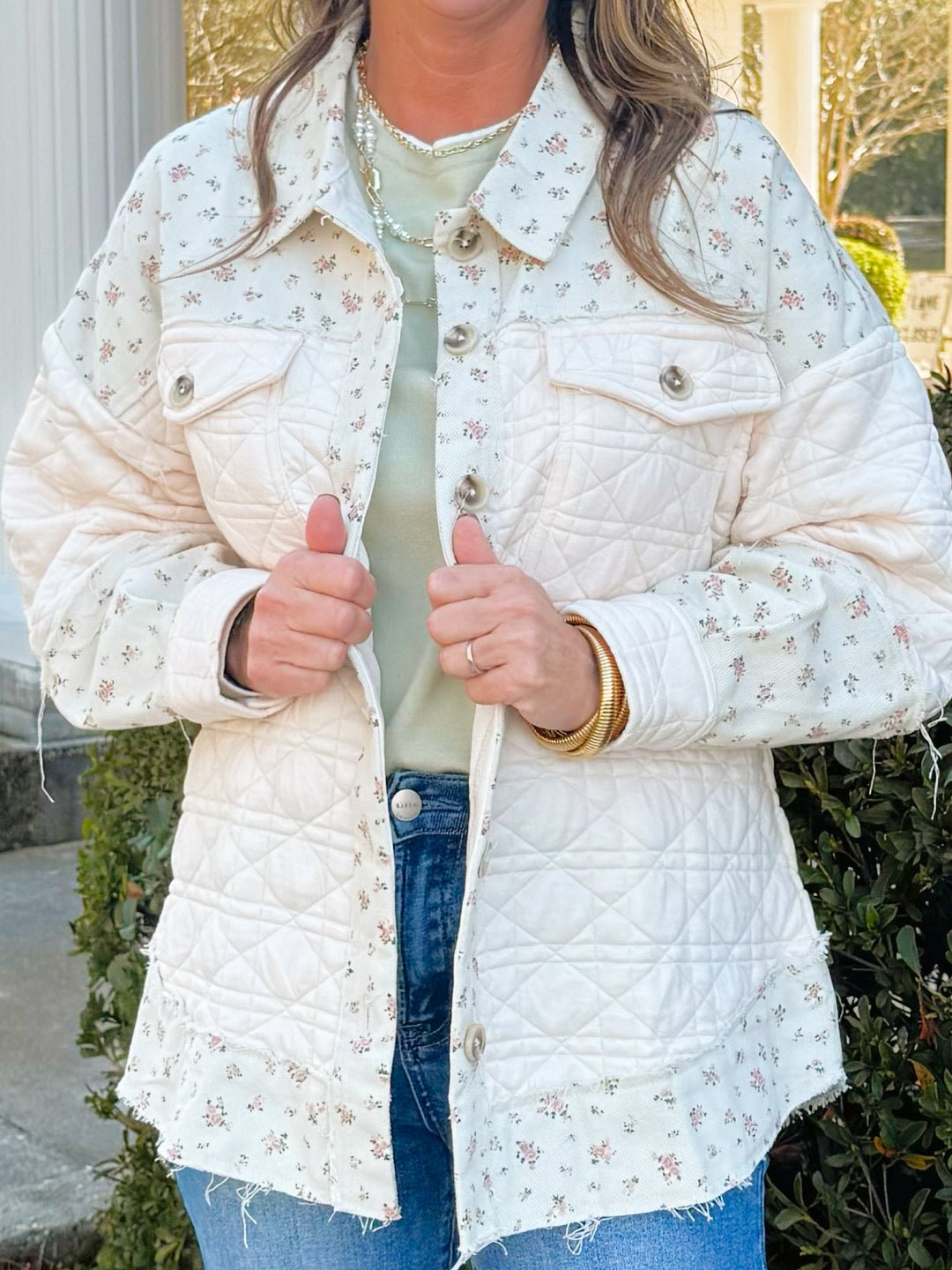 Sweet Meadow Quilted Jacket - Jessi Jayne Boutique