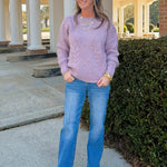 Frosted Cable Cozy Sweater - Jessi Jayne Boutique
