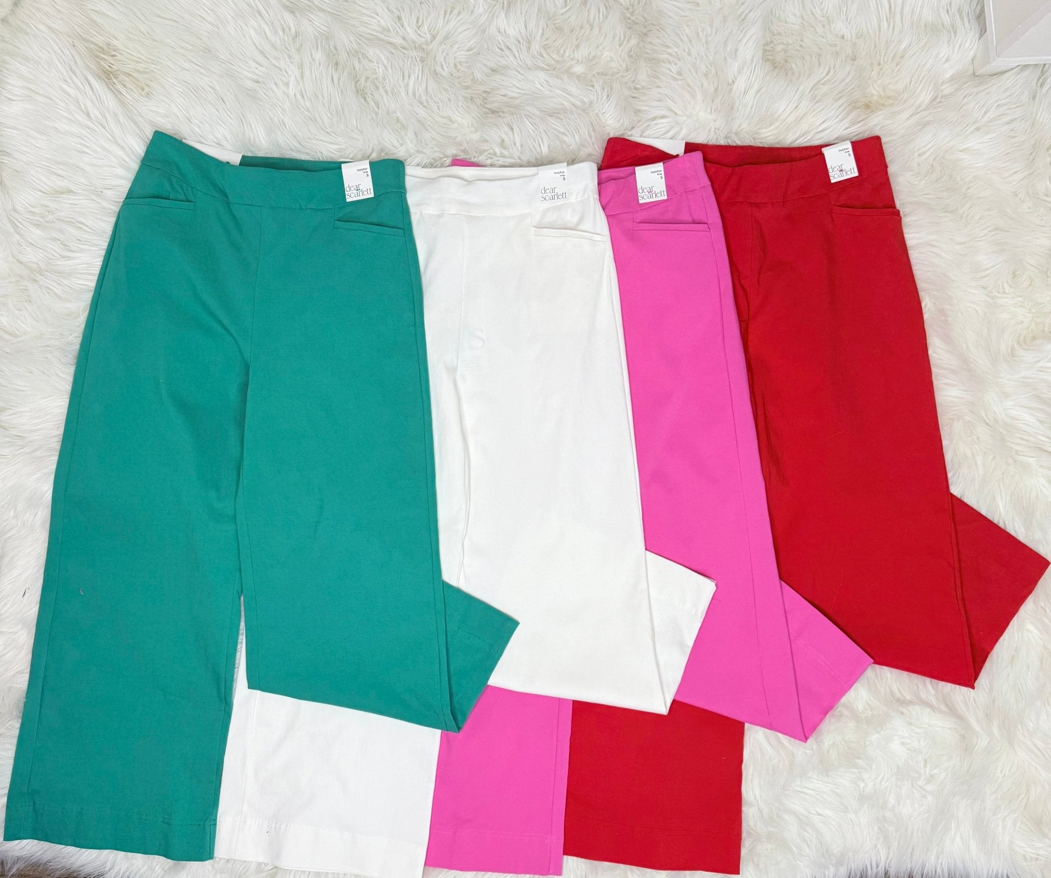 Bright Days Cropped Wide Leg Pant - Jessi Jayne Boutique