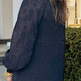 Shadow Garden Textured Blouse - Jessi Jayne Boutique