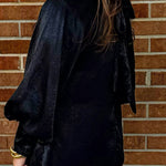 Black Tie Affair Blouse - Jessi Jayne Boutique