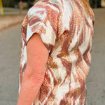 Copper Shimmer Metallic Top - Jessi Jayne Boutique