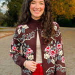 Midnight Garden Floral Sweater - Jessi Jayne Boutique