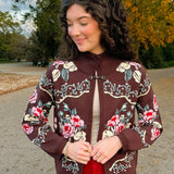 Midnight Garden Floral Sweater - Jessi Jayne Boutique